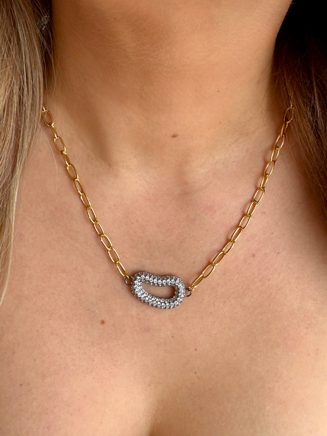 Open Bean Necklace