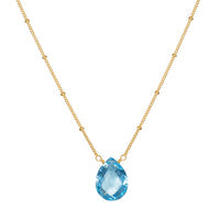 Blue Topaz Necklace