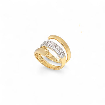 Pave Swirl Ring