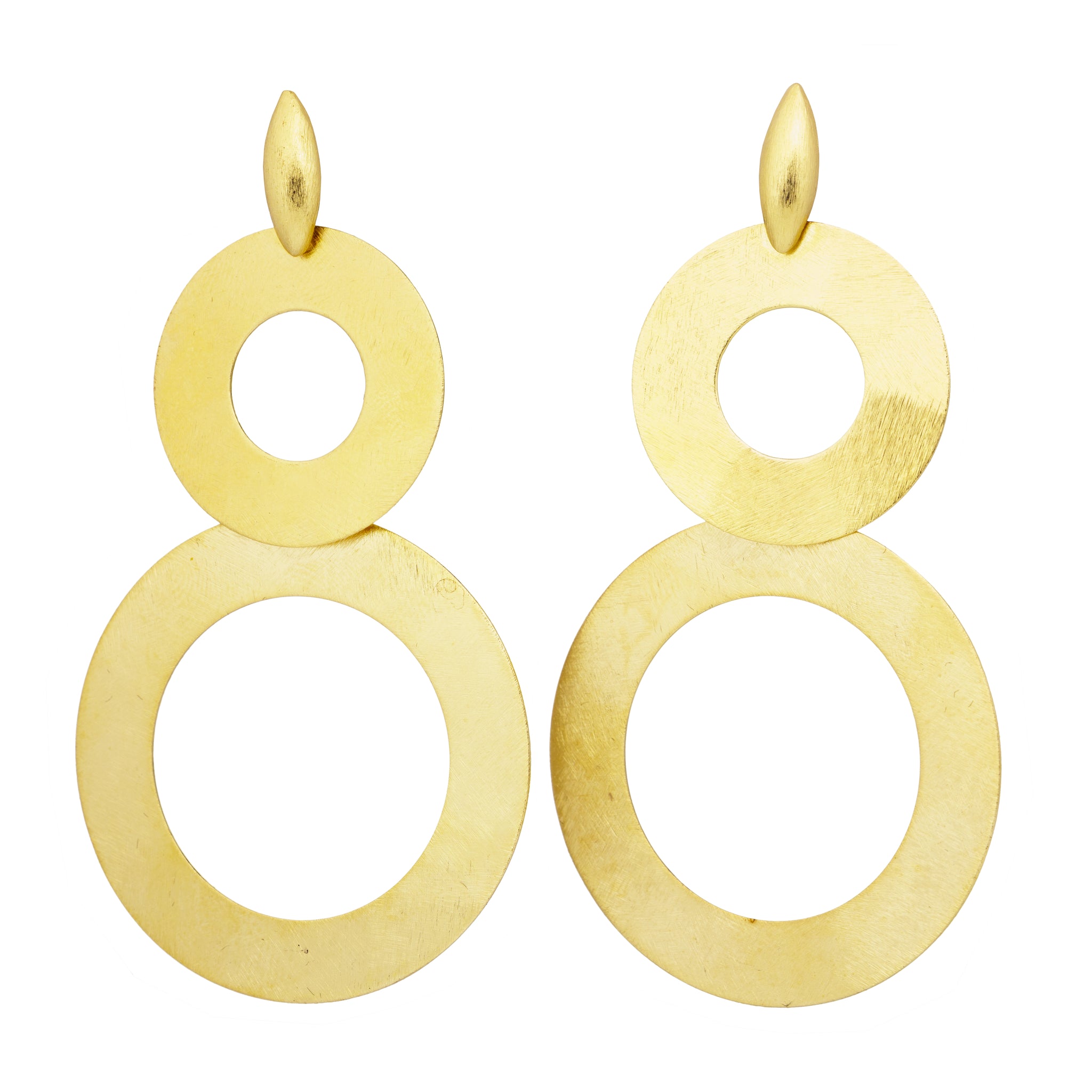 Double Circle Earrings