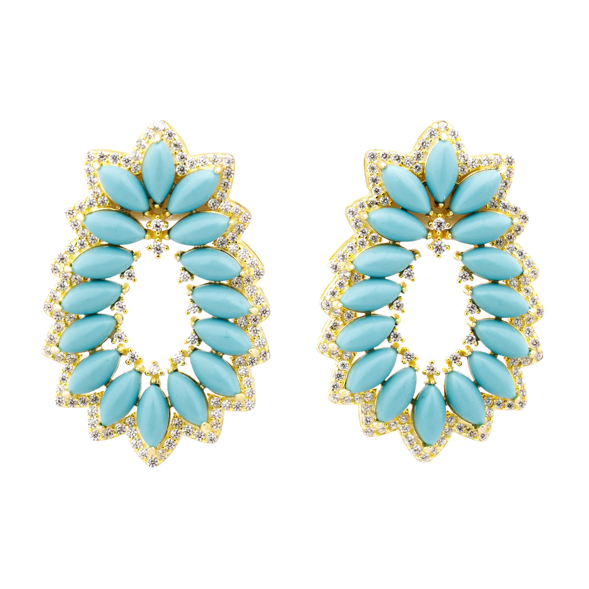 Turquoise Hugger Earring
