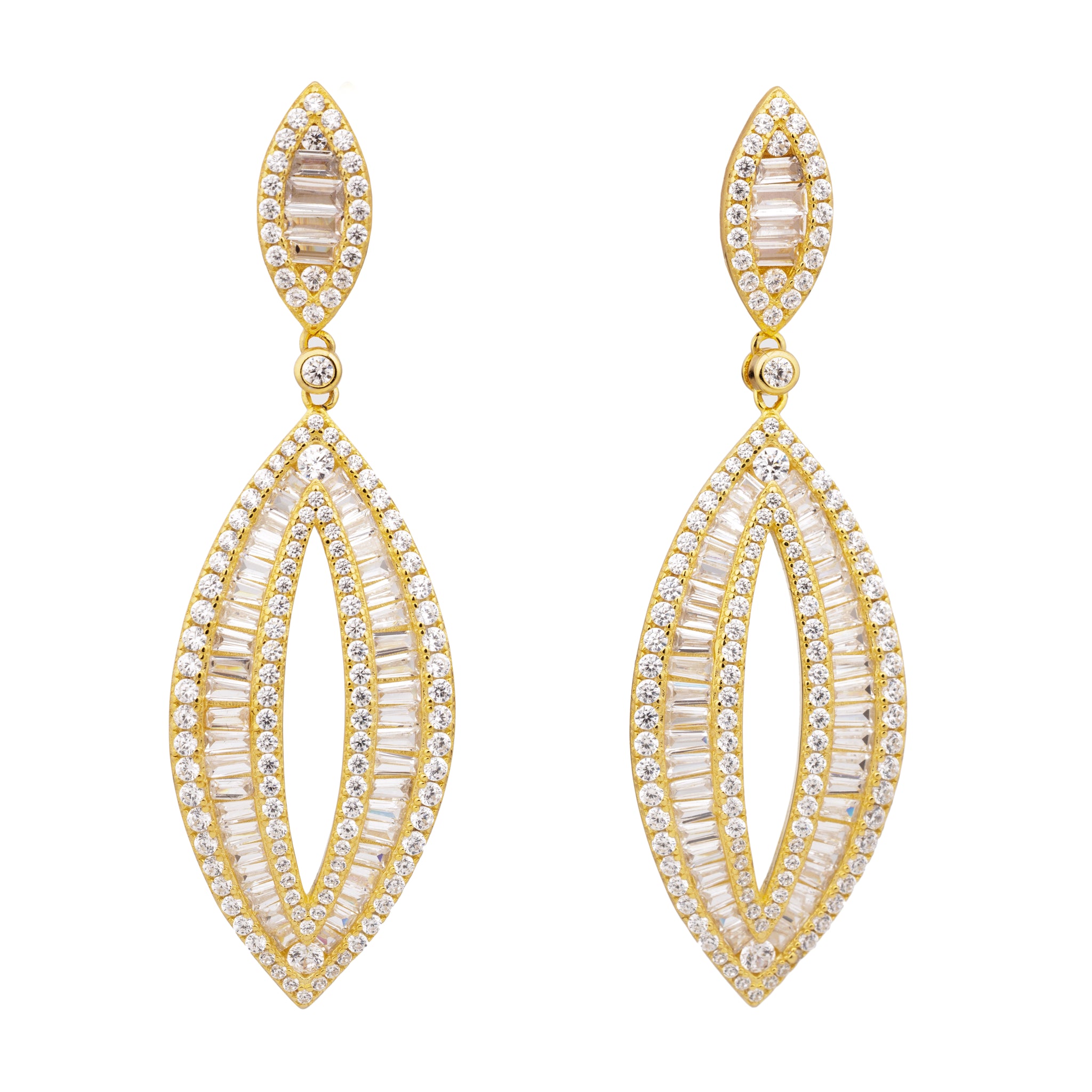 Baguettes Drop Earring