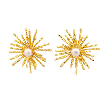 Pearl Starburst Earring