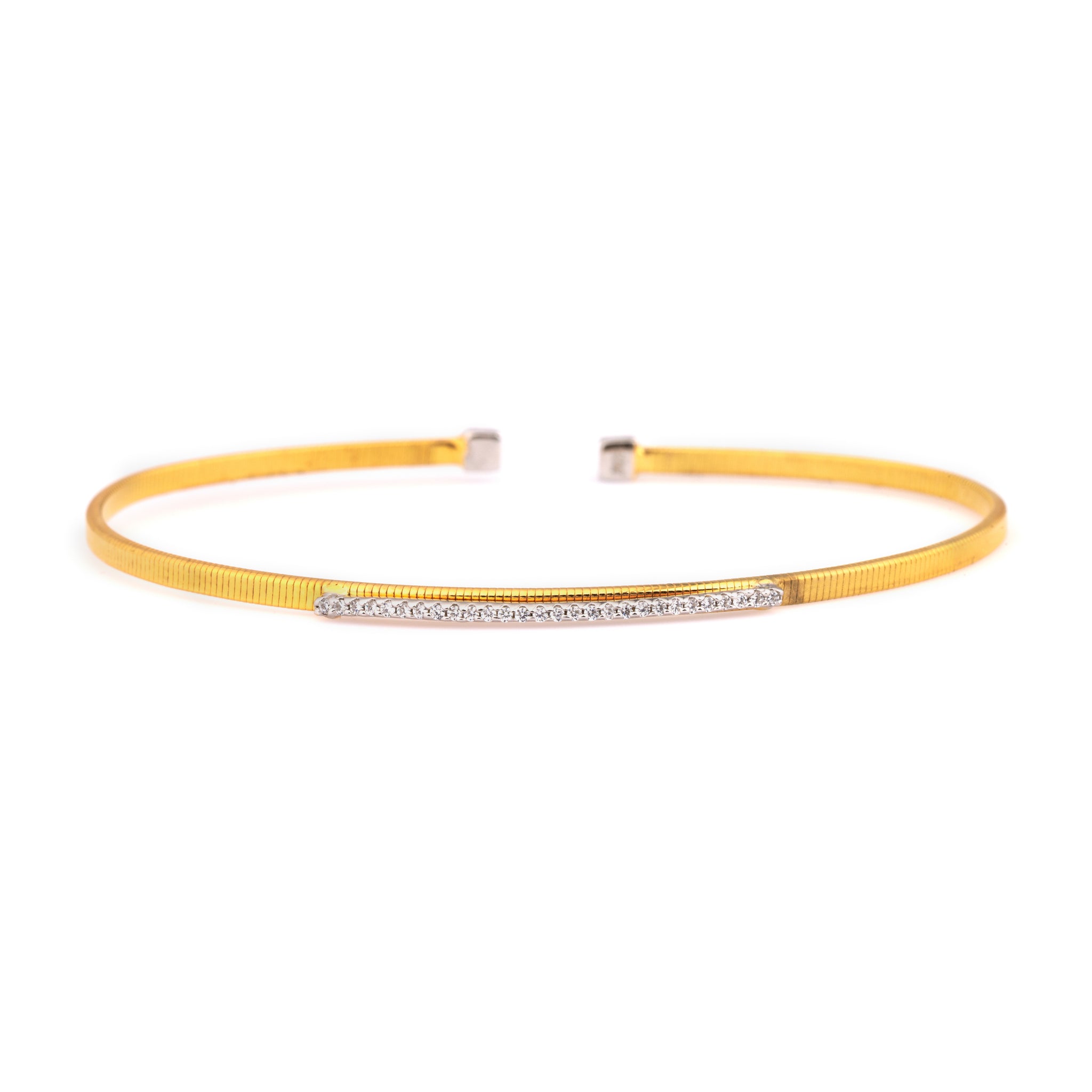 Pave Bar Thin Bracelet