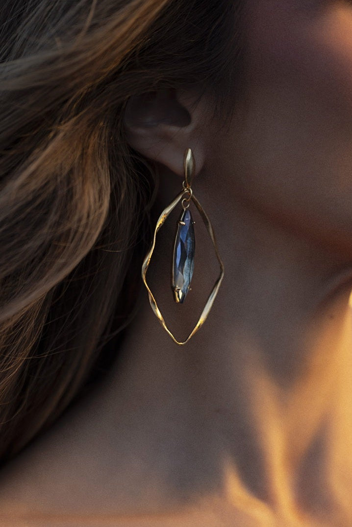 Triangle Drop Earrings