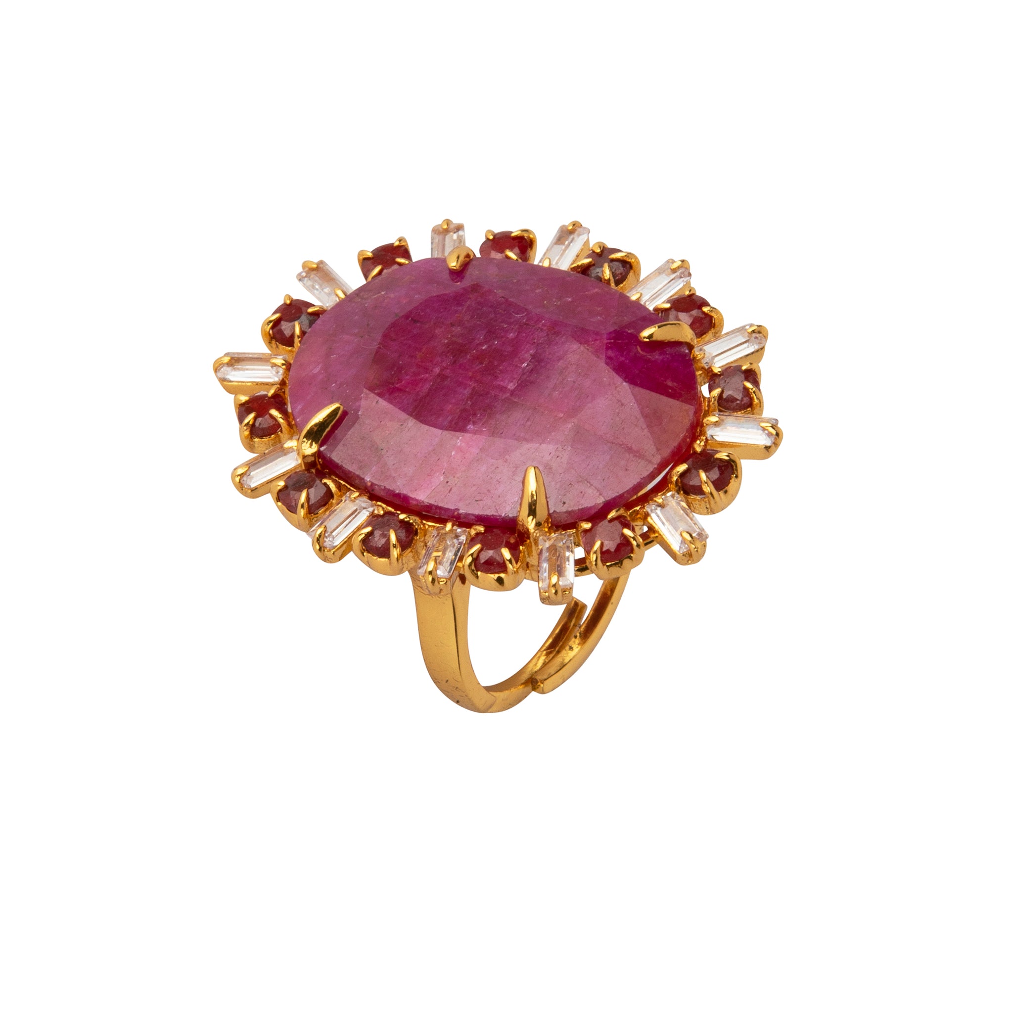 Oval Ruby Ring