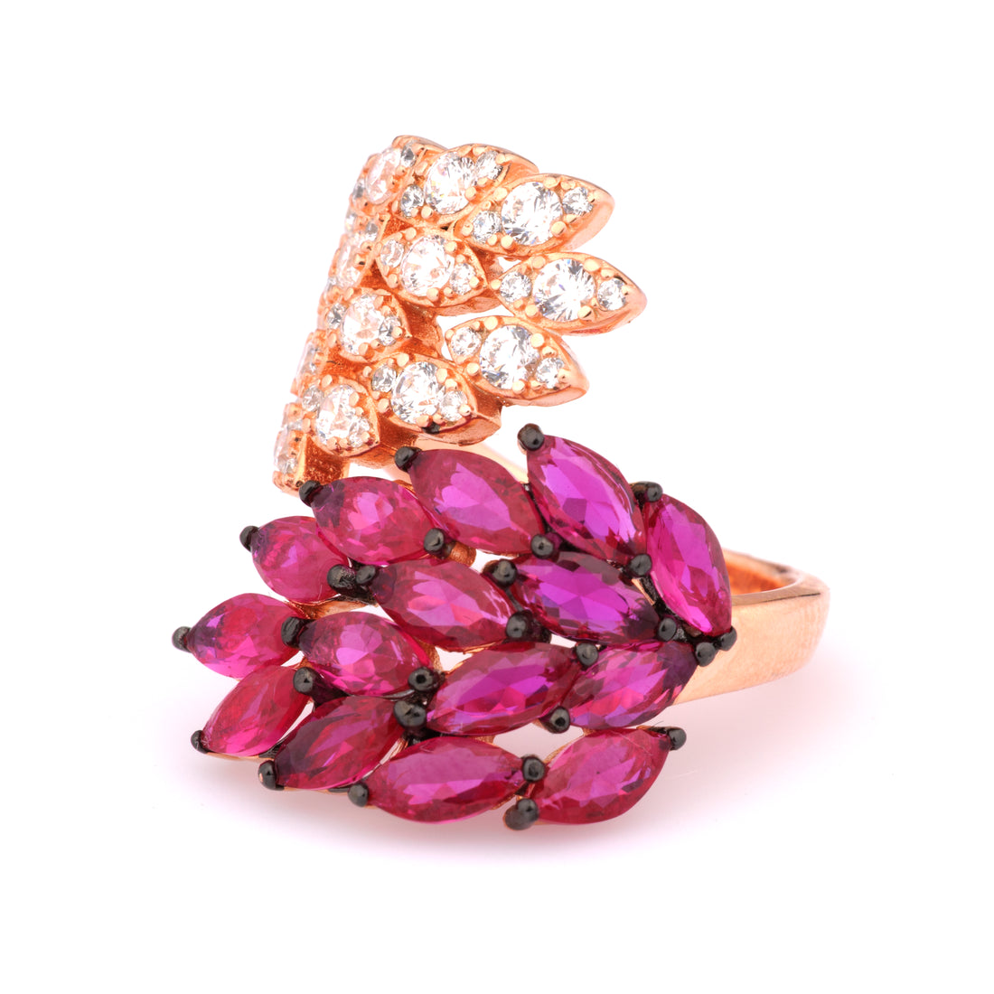 Feather Swirl Ring
