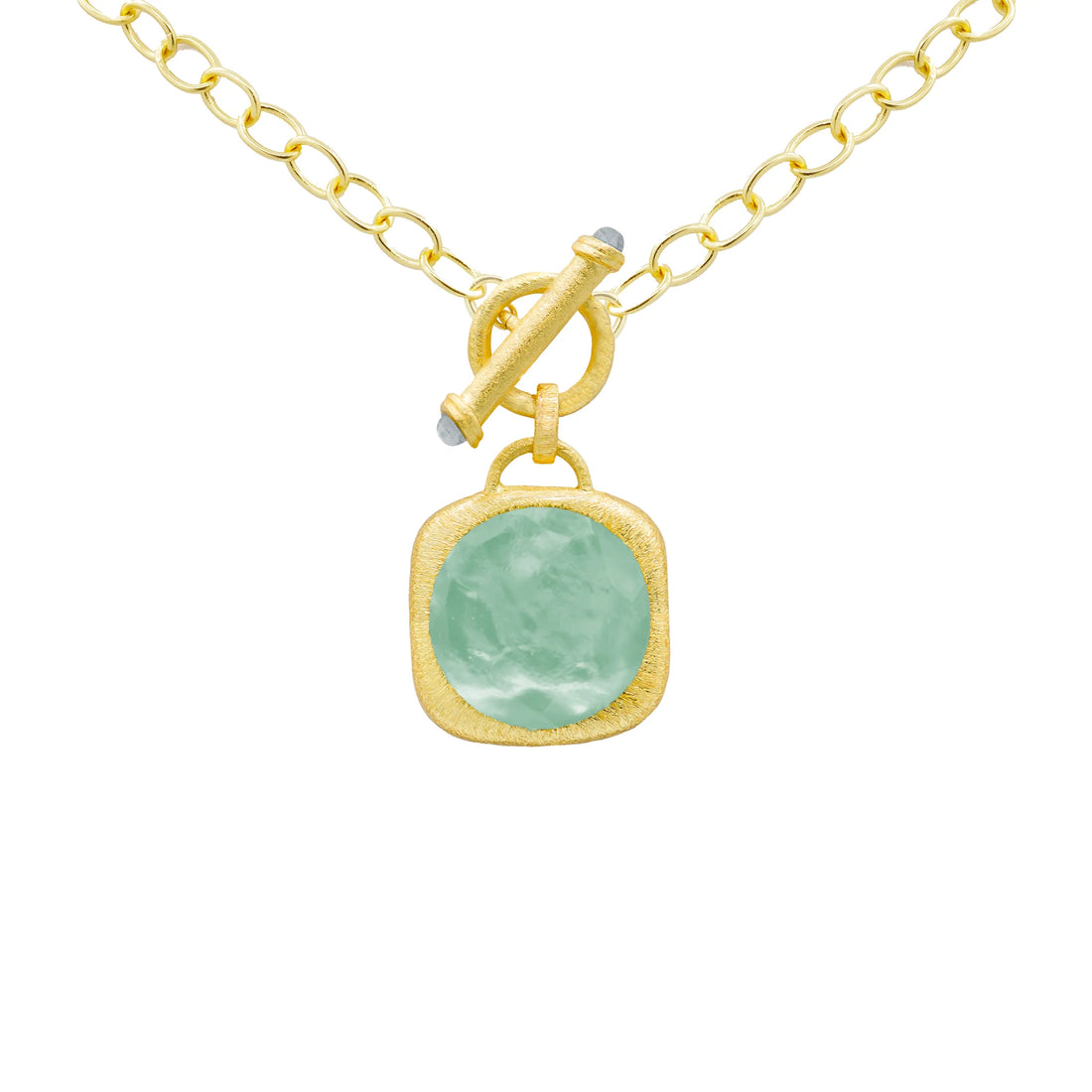 Medallion Stone Necklace