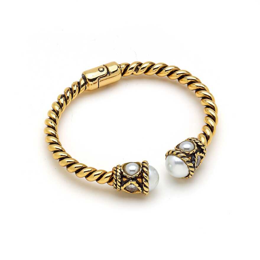 Hinge Stone Cuff