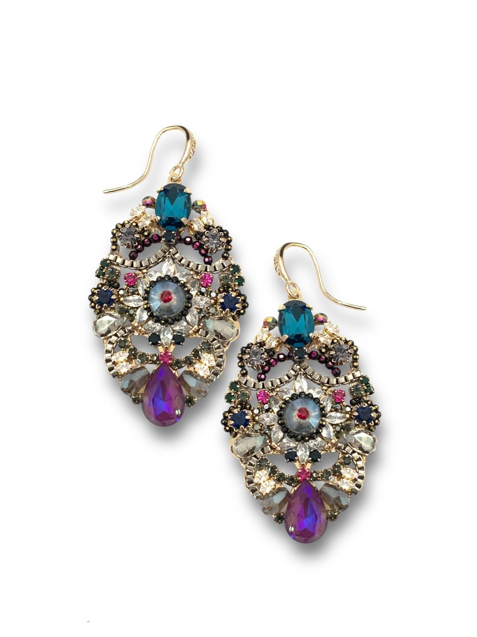 Amethyst mix Drop Earring