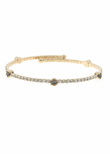 Clear Accented Bangle