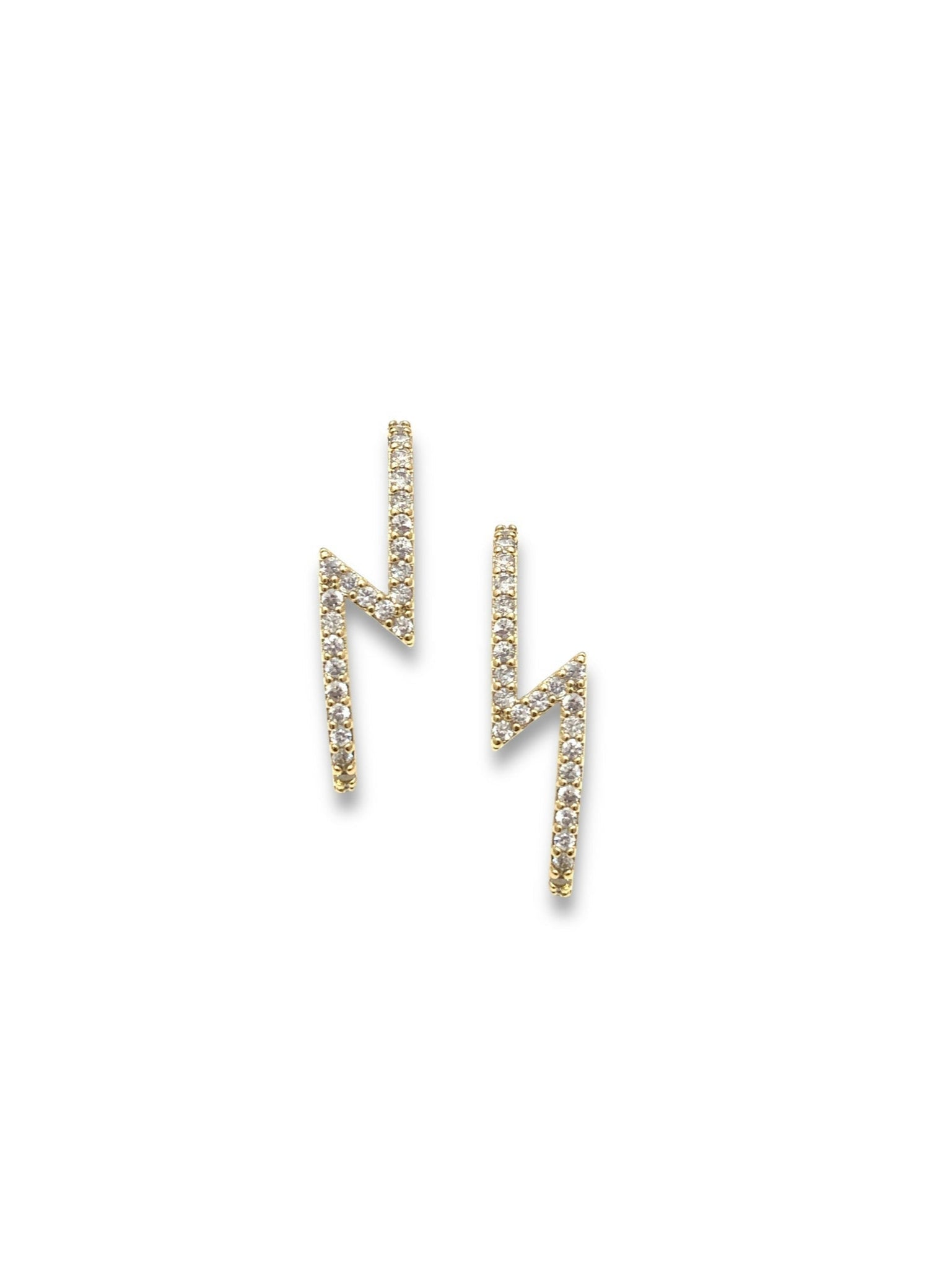 Lightening Bolt Stud Earrings