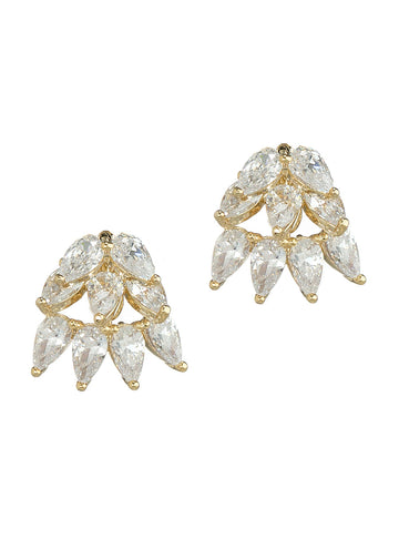 Cluster Teardrop Earring