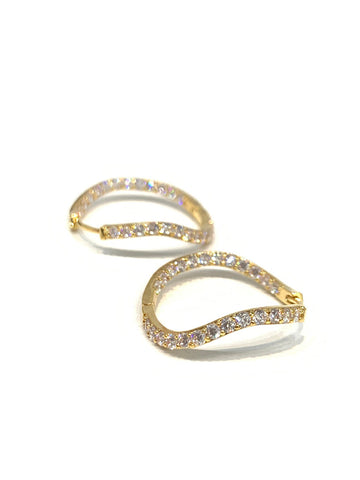 Inside Out Hoop Earrings