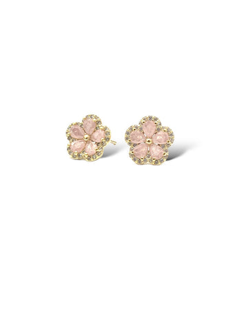 Pink Petal Stud