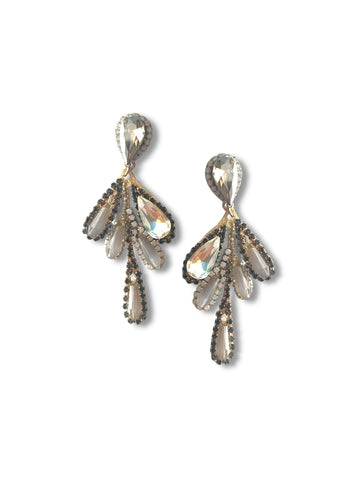 Grey Drop Earring