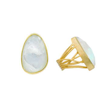 Oval Stone Ring
