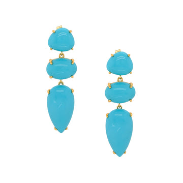 Triple Drop Earrings