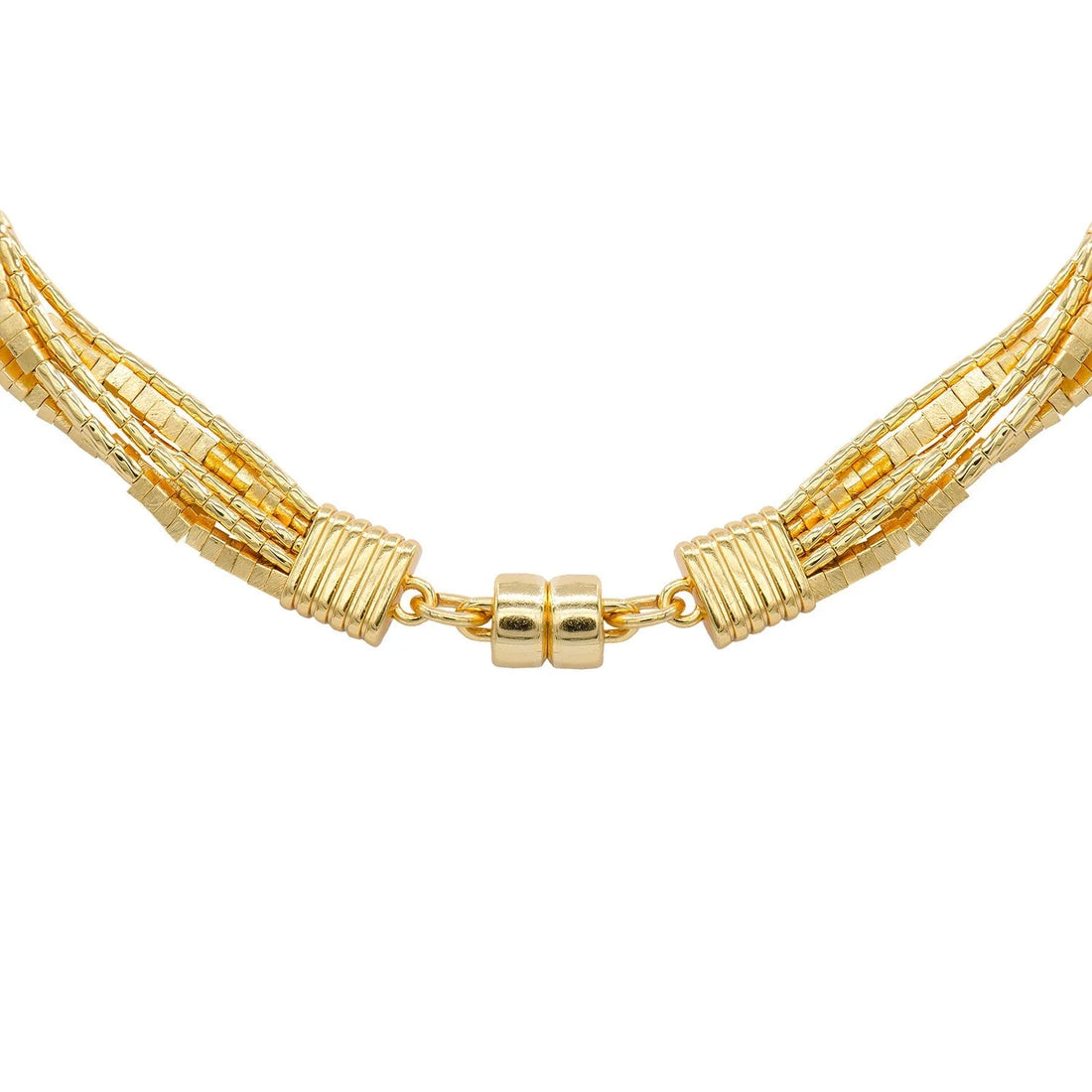 Gold Strands Necklace