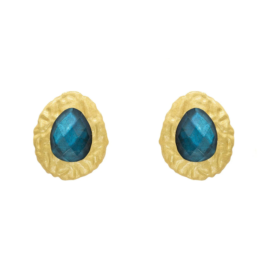 Oval Stud Earrings
