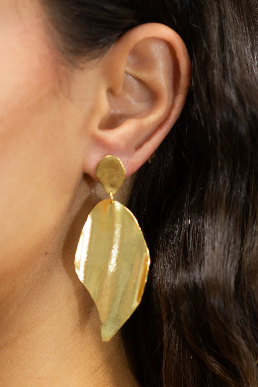 Leaf Drop Earrings