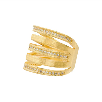 Matte Pave Ring